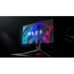 ASUS ROG Swift OLED PG27AQDM 26.5" 2K Monitor - Stunning 2560 x 1440 Resolution, 240Hz Refresh Rate, and Pivot Design for Ultima